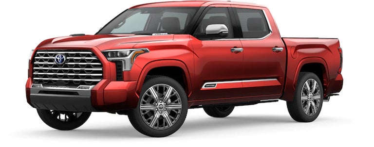 2022 Toyota Tundra Capstone in Supersonic Red | Carl Hogan Toyota in Columbus MS