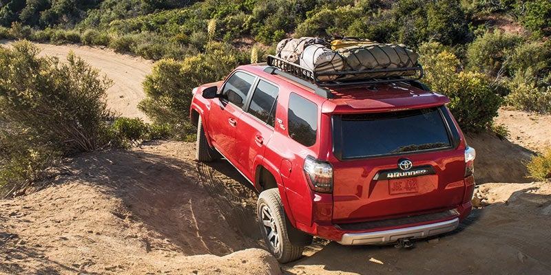 Rearview of a 2022 Toyota 4runner